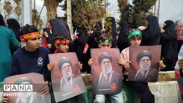 خروش مردم مومن و انقلابی شهرستان پلدختر در راهپیمایی روز جهانی قدس