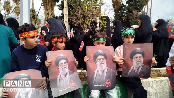 خروش مردم مومن و انقلابی شهرستان پلدختر در راهپیمایی روز جهانی قدس
