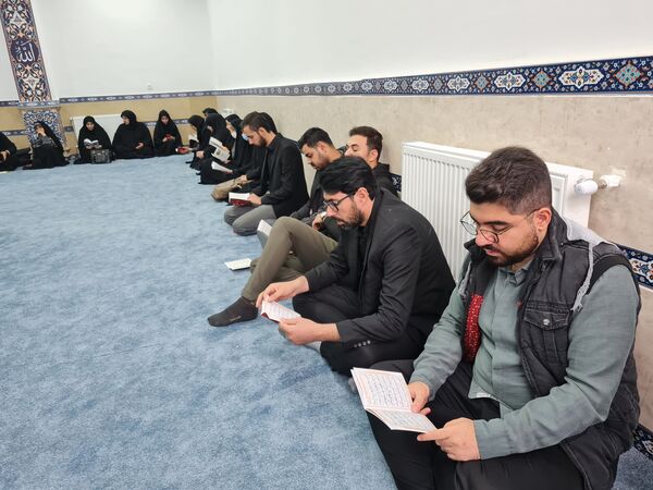 مراسم یادبود شهید سید حسن نصرالله در نمازخانه ولایت آموزش و پرورش شهرستان اسلامشهر