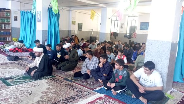 برگزاری مراسم معنوی اعتکاف در شهر پاتاوه 