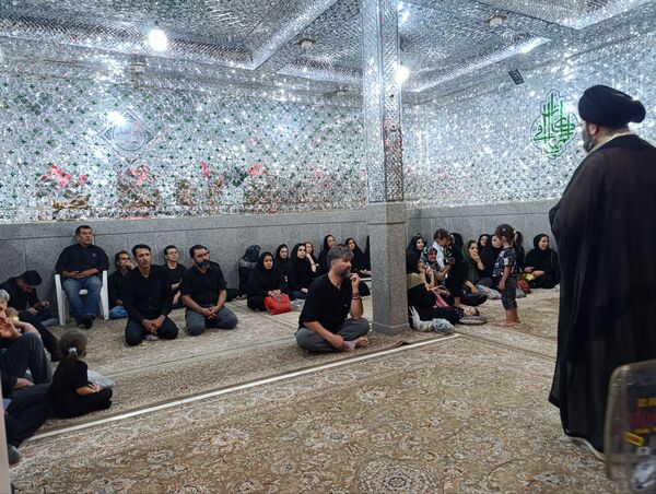 برگزاری مراسم شب سوم عزاداری اباعبدالله(ع) در تکیه ابوالفضلی نیشابور