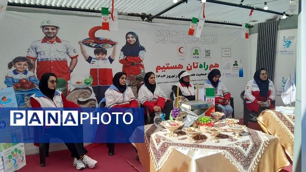 خدمت‌رسانی یکپارچه جمعیت هلال احمر استان البرز از مسافران نوروز