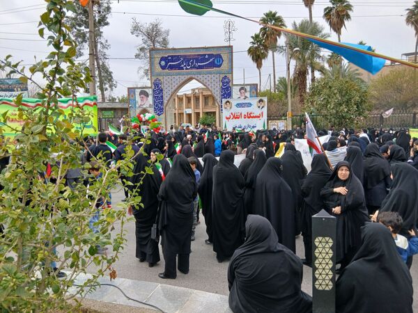 حضور پرشور مردم شهرستان پلدختر در راهپیمایی ۲۲بهمن 