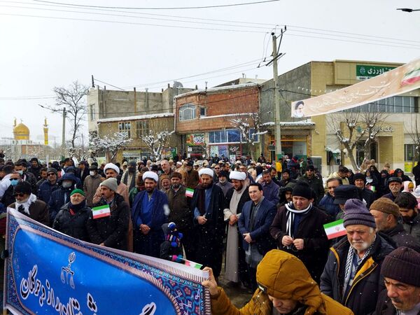 راهپیمایی یوم الله ۲۲ بهمن در شهر راز