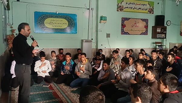 زیارت عاشورا به‌مناسبت وفات حضرت معصومه (س) در نیشابور 
