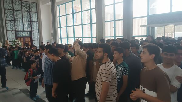 بازدید دانش‌آموزان دبیرستان شاهد ابوذر غفاری نیشابور از افلاک نمای نیشابور