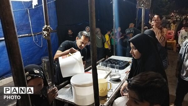 موکب شهدای روستای آهوان در صد و پنجمین شب 
