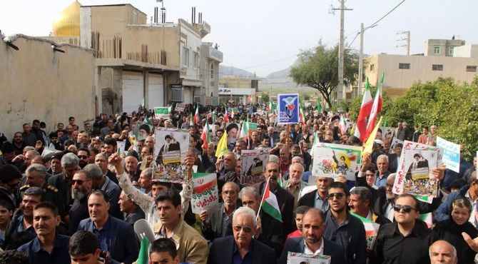 حماسه حضور پرشور مردم شهرستان رستم در راهپیمایی ۲۲ بهمن