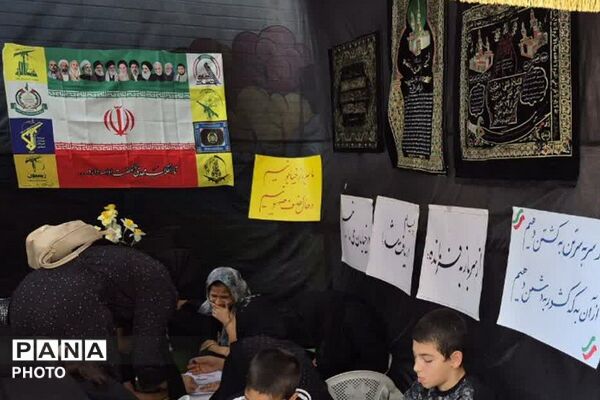 حضور پرشور دانش آموزان ناحیه دو شهرری در مسیر خدمت رسانی به جاماندگان اربعین حسینی 