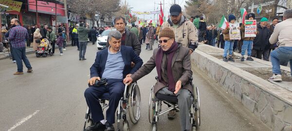 شرکت مردم شهید پرور شهرستان شیروان در راهپیمایی ۲۲ بهمن