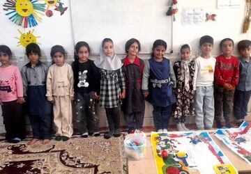  لحظاتی شیرین با کودکستان بهار انقلاب