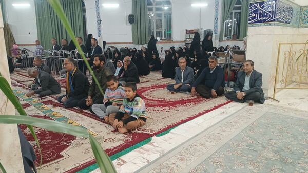 تشییع پیکر شهید گمنام در شهرستان کاشمر 