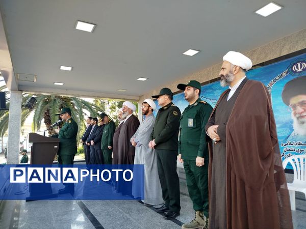 برگزاری صبحگاه مشترک دانش‌آموزی شهرستان هزار سنگر آمل 