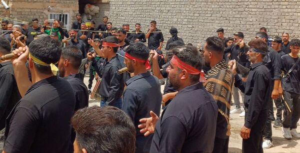 عزاداری در روستای مومن آباد قم