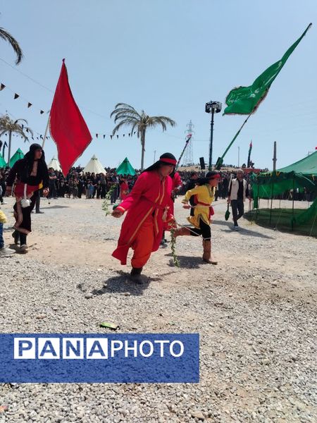 مراسم تعزیه‌خوانی در شهر طاقانک