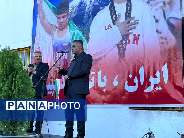 استقبال گرم از پارسا طهماسبی دارنده مدال طلای آسیا 