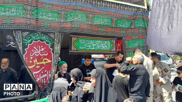 گذری بر موکب مسجد ولیعصر در پیاده روی جاماندگان اربعین حسینی نیشابور