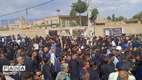 بدرقه و وداع همراه با تشیع شهید سید مصطفی حسینی