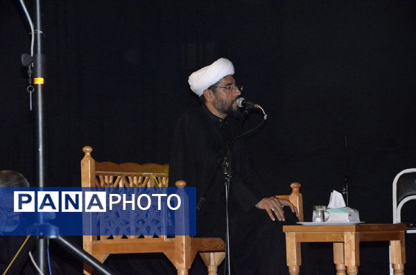 مراسم شب نهم محرم در هیئت فرهنگیان  نیشابور