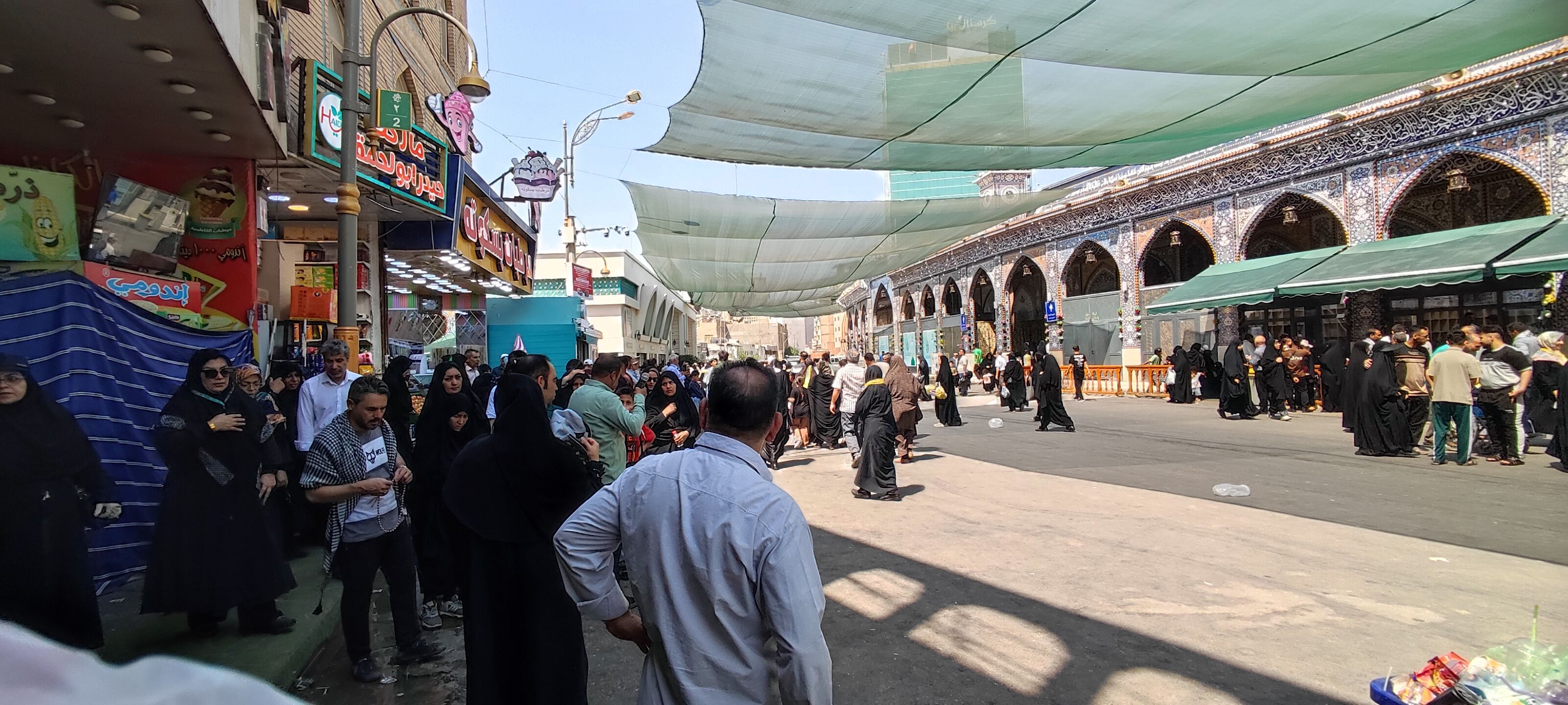 گزارش کوچکترین خبرنگار پانا از حال و هوای کربلای معلا 