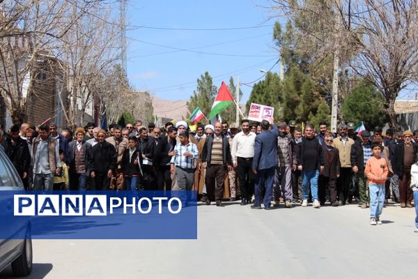 راهپیمایی روزجهانی قدس در شهر درق