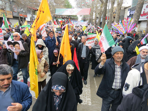 راهپیمایی روز ۲۲بهمن شهرستان بجنورد