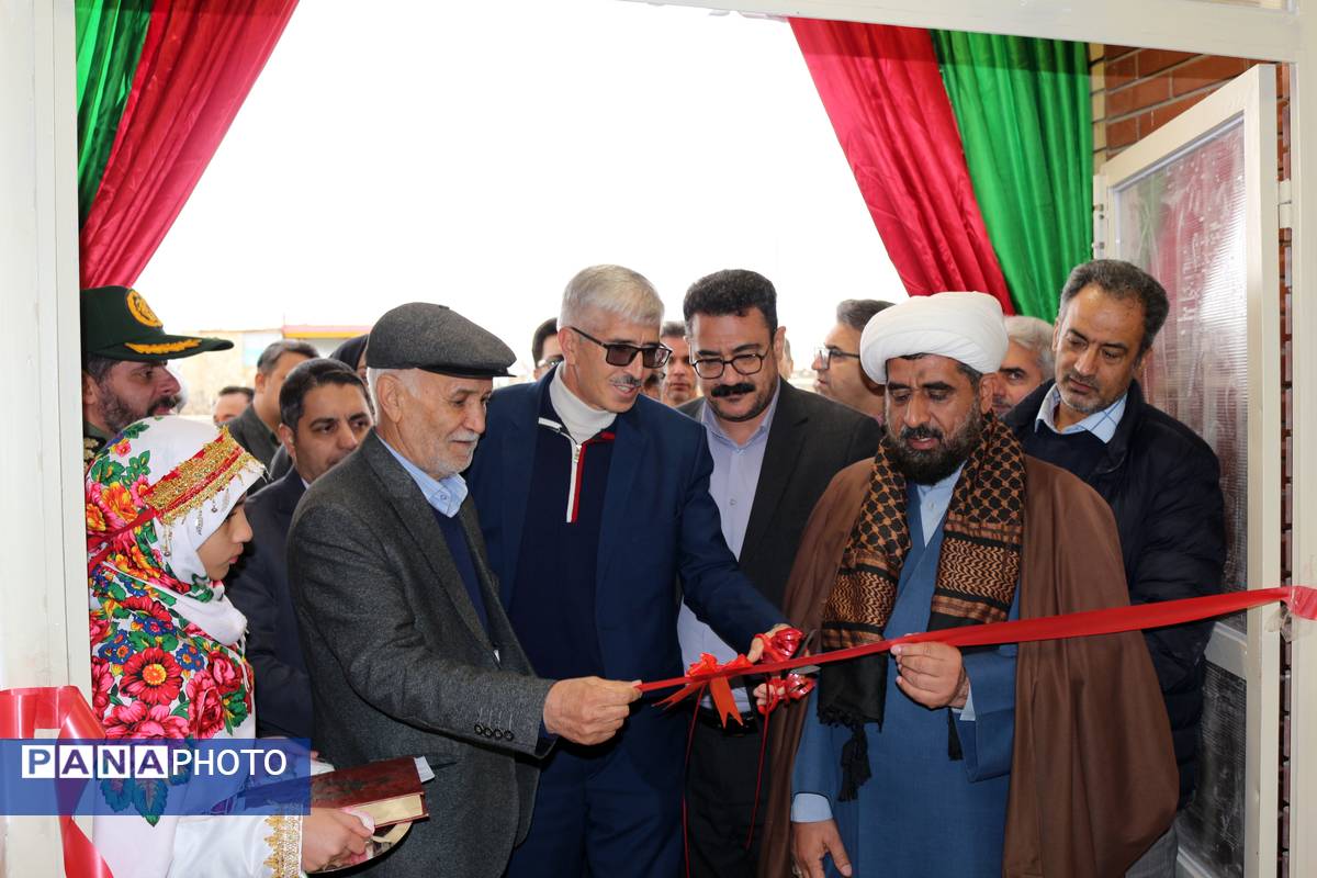 افتتاح دبیرستان متوسطه اوّل ۴ کلاسه «مصیب جلالی» در روستای دهنه اخلمد چناران