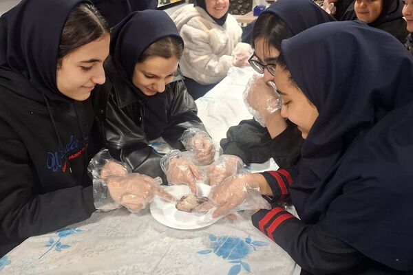 کارگاه تشریح قلب برای دانش آموزان فرزانگان شهرستان ملارد