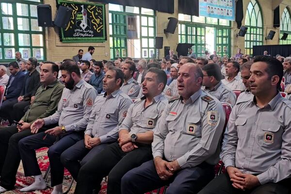 مراسم سالروز شهادت شهید بهشتی و ۷۲ یار انقلاب و چهلمین روز از شهادت رییس‌جمهور و شهدای خدمت در ورامین