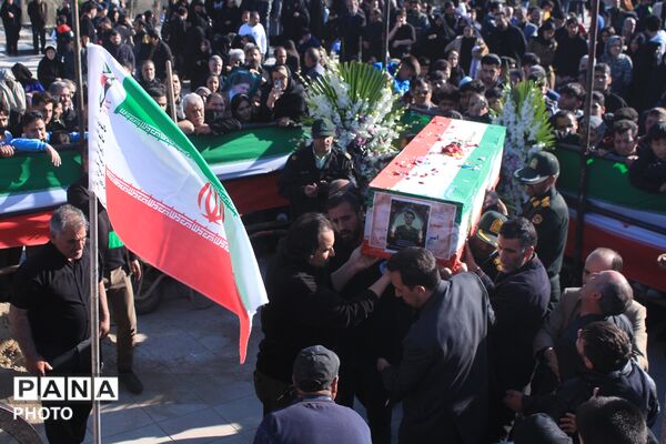 تشییع و تدفین پیکر شهید امیرحسن کاظمی