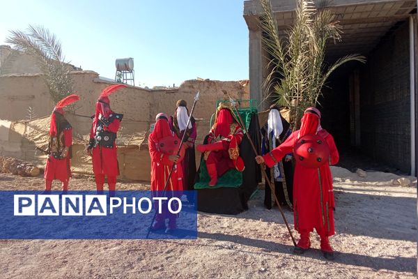 اجرای تعزیه شهادت حضرت زهرا (س) در روستای ظفرآباد شیراز