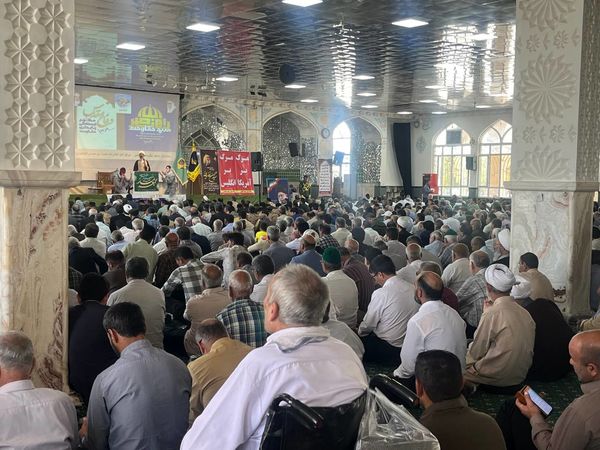 نماز جمعه و تقدیر از سربازان شهرستان کاشمر 