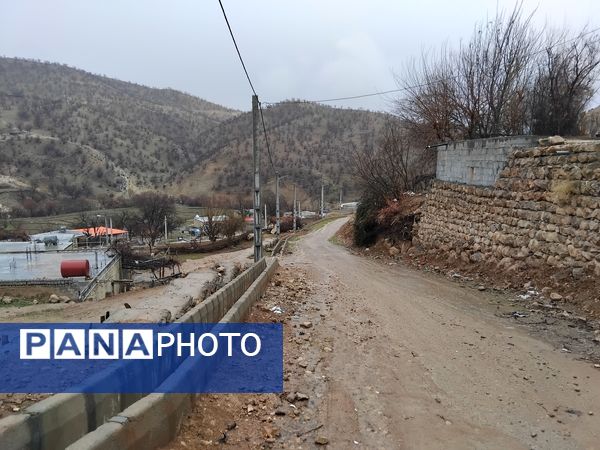 چشم‌انداز میانکوه در باران