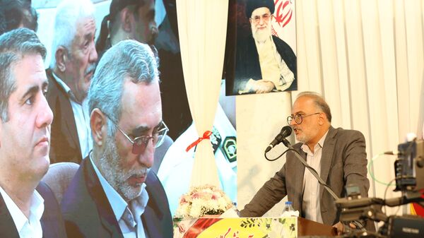 خشت گذاری ۵ پروژه‌ عمرانی منطقه ۵ آموزش و پرورش شهر تهران