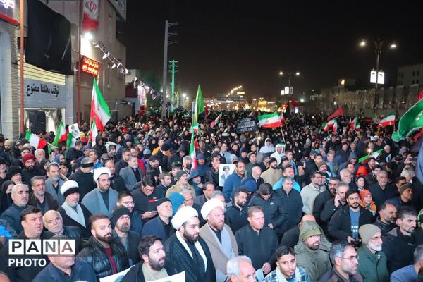 تجمع مردم اسلامشهر بار دیگر حماسه آفرینی کرد 