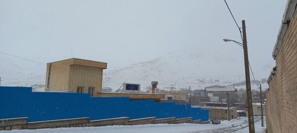 برف پاییزی در کوهرنگ