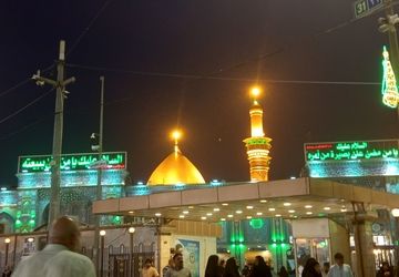 اعزام کاروان زیارتی کربلای معلی از کامیاران با حضور خانواده شهدا و مداحان بسیجی