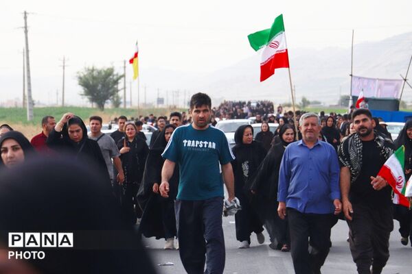 طنین نام حسین در سپیده‌دم باشت؛ از میدان خروجی تا آستانه‌ سیدمحمد