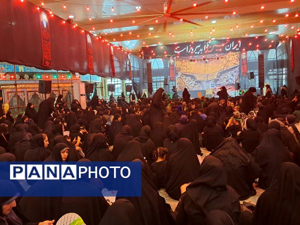 مراسم شیرخوارگان حسینی در حسینیه عاشقان ثارالله قائمشهر