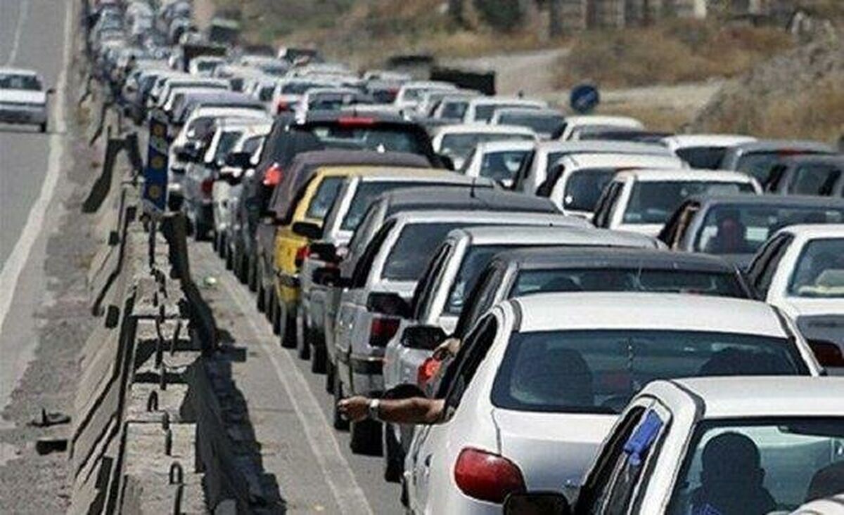 ترافیک  در آزادراه قزوین- کرج- تهران 