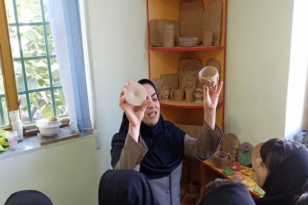 بازدید دانش‌آموزان از کانون پرورش فکری کودکان و نوجوانان
