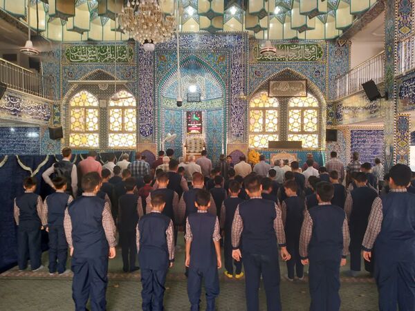برگزاری اولین نماز جماعت سال تحصیلی جدید دبستان حضرت قاسم ابن الحسن (ع)