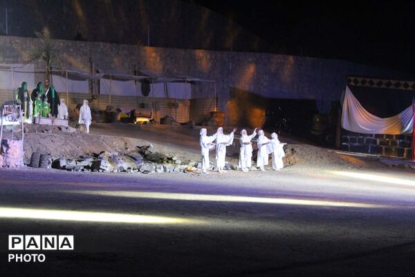 آغاز اجرای نمایش «خط مقدس» در باغ‌موزه دفاع مقدس قم