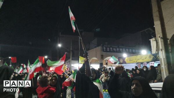 مراسم راهپیمایی مردم ولایت مدار شهرستان گچساران 