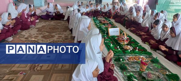 سفره صلوات و سه‌شنبه‌های مهدوی در دبستان شهید ابراهیم تنیده؛ جلوه‌ای از عشق و انتظار