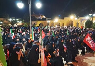 بزرگداشت شهادت قائد امت در شهر خیمه‌های برافراشته