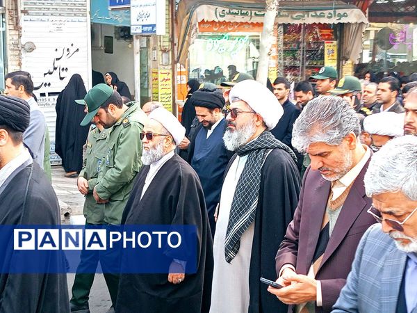 تشییع با شکوه شهید جوادحسن زاده شهید مرزبانی فراجا