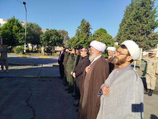 برگزاری صبحگاه مشترک دانش‌آموزی شهرستان هزار سنگر آمل 