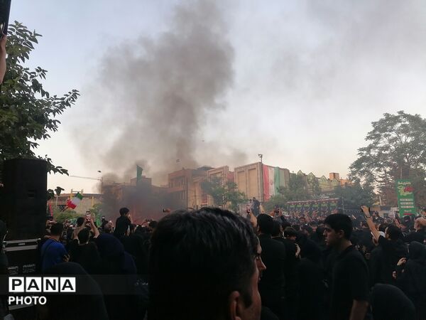 عزاداری عاشورای حسینی در بلوار هاشمیه مشهد
