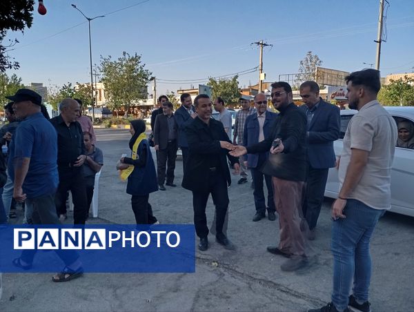 برپایی موکب سازمان دانش‌آموزی شهرستان فاروج